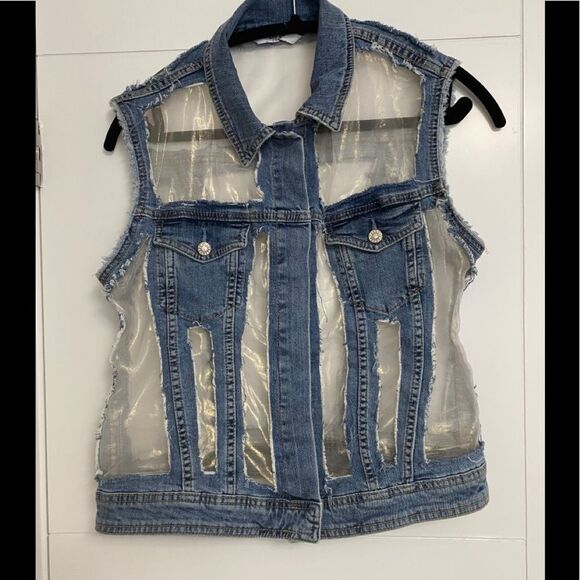 Liu Jo Jackets & Blazers - LIU-JO/Size M-L/Denim Vest/Worn once